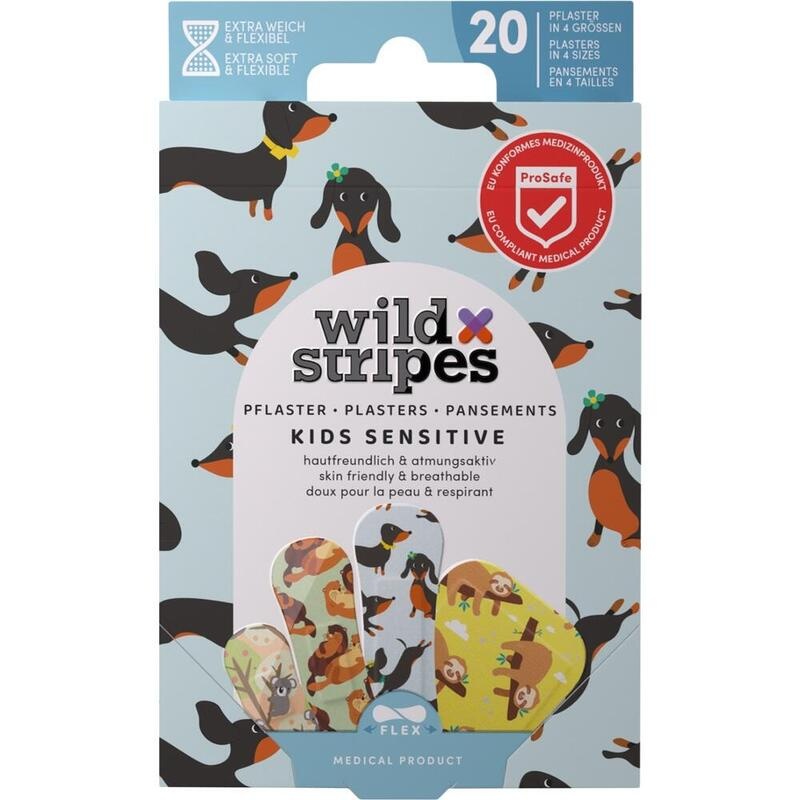 WILD STRIPES Pflaster Kids sensitiv Animal Fun