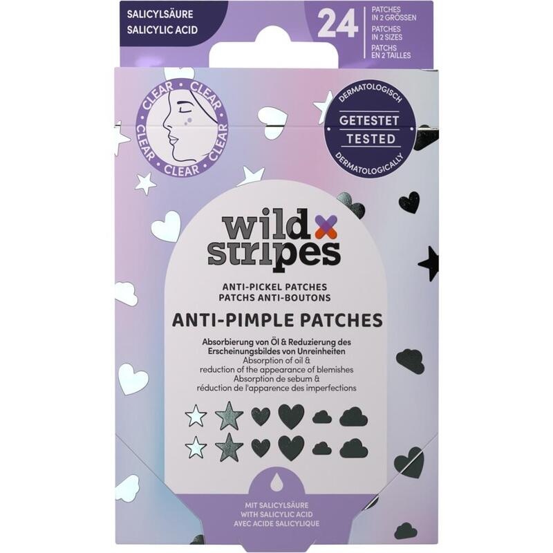 WILD STRIPES Anti-Pickel Patches Holo Clear