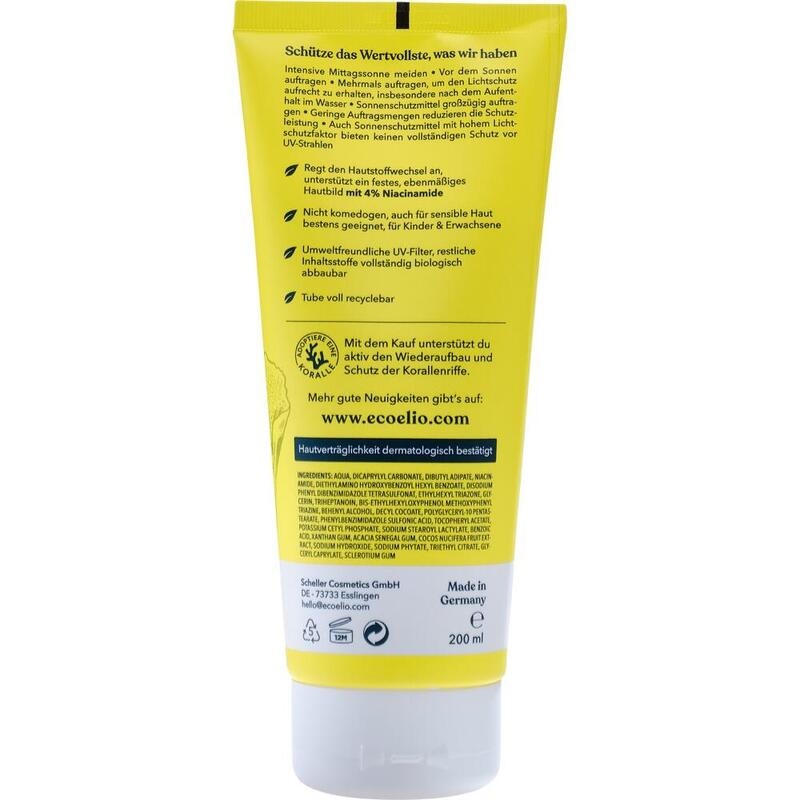 ECO ELIO Mehr Care Sonnencreme LSF 50 Tube