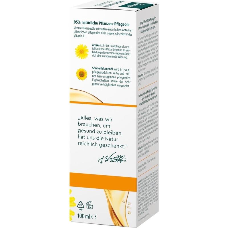 KNEIPP Massageöl Sport Aktiv