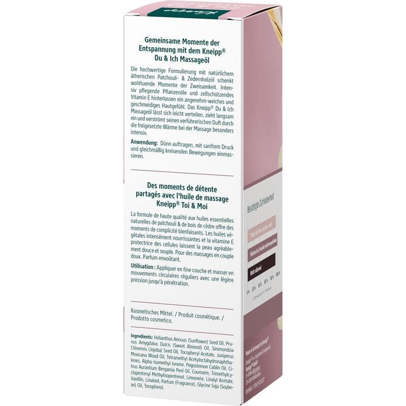 KNEIPP Massageöl Du & Ich