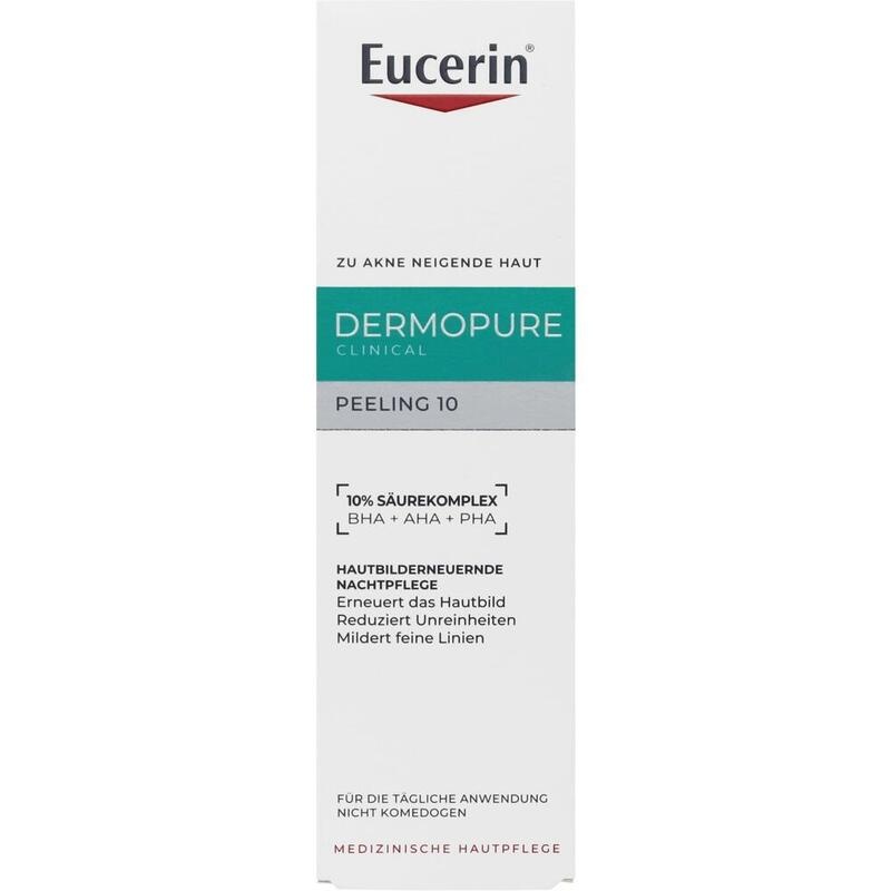 EUCERIN DermoPure Clinical Peeling 10 Nachtcreme