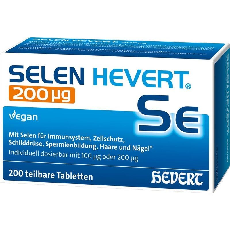 SELEN HEVERT 200 μg Tabletten