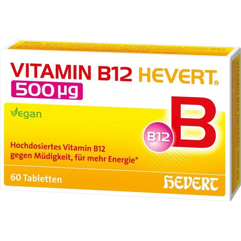 VITAMIN B12 HEVERT 500 μg Tabletten