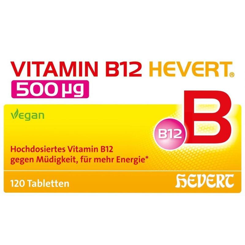 VITAMIN B12 HEVERT 500 μg Tabletten