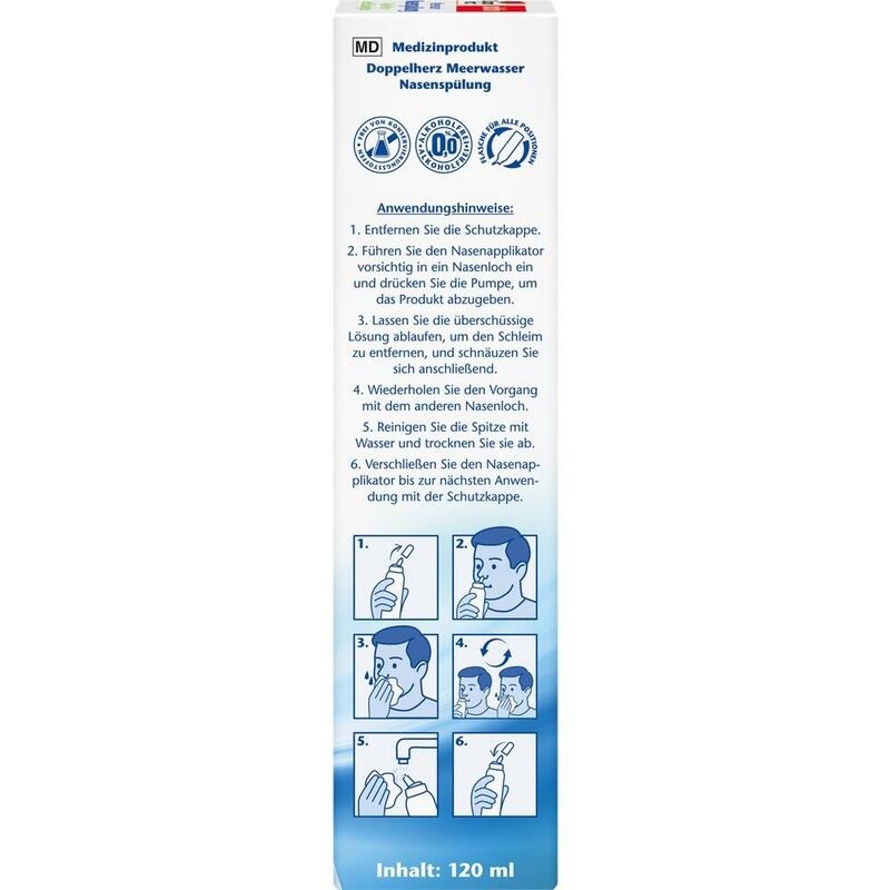 DOPPELHERZ Meerwasser Nasenspülung
