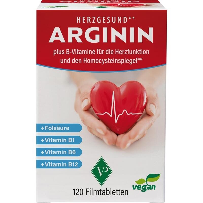 ARGININ HERZGESUND+Vit.B1+B6+B12+Folsäure Filmtab.