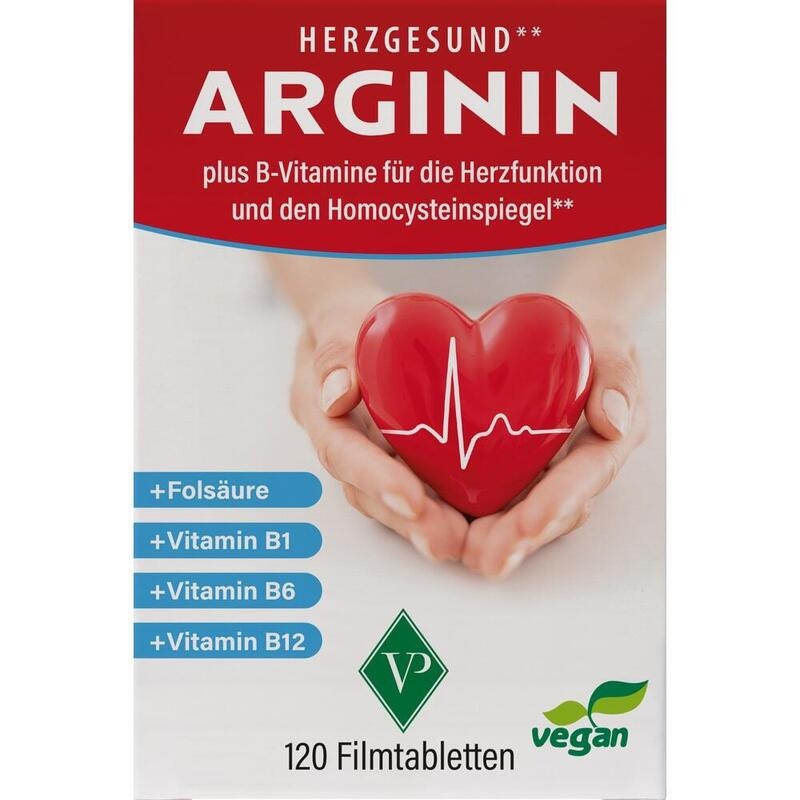 ARGININ HERZGESUND+Vit.B1+B6+B12+Folsäure Filmtab.