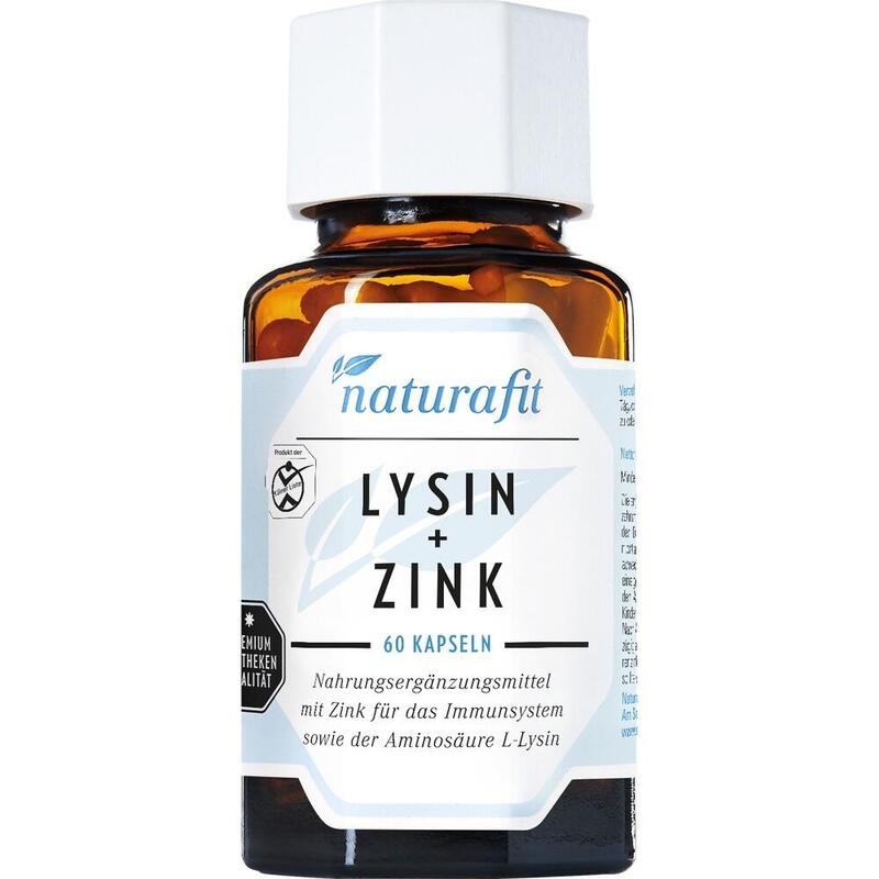 NATURAFIT Lysin+Zink Kapseln