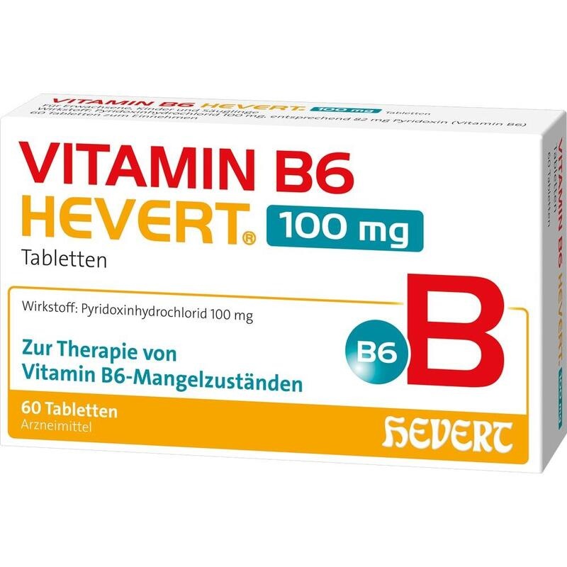 VITAMIN B6 HEVERT 100 mg Tabletten