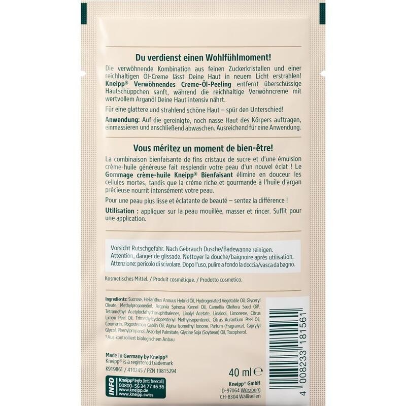 KNEIPP verwöhnendes Creme-Öl-Peeling