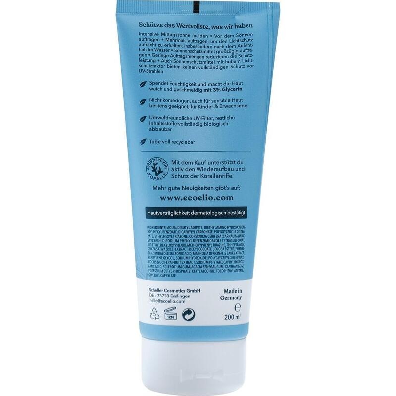 ECO ELIO Alles Routine Sonnencreme LSF 50+