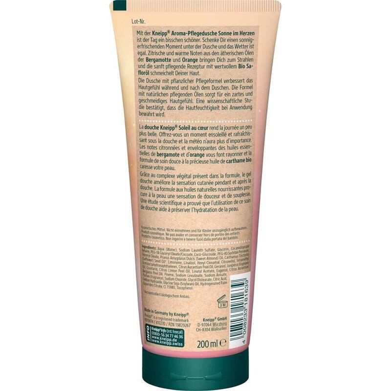 KNEIPP Aroma-Pflegedusche Sonne im Herzen