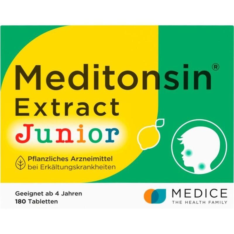 MEDITONSIN Extract Junior pflanzl.Erkältungstabl.