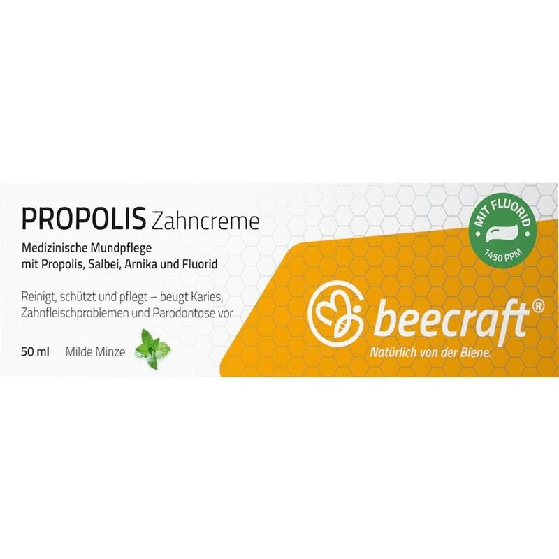 BEECRAFT Propolis Zahncreme Salbei Arnika Fluorid