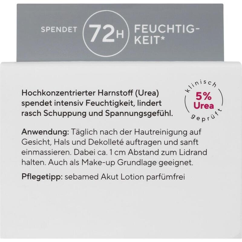 SEBAMED Akut Gesichtscreme Urea 5% parfümfrei