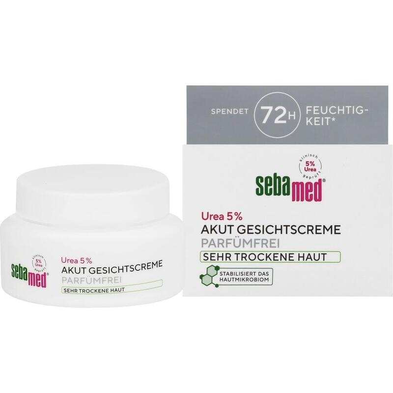 SEBAMED Akut Gesichtscreme Urea 5% parfümfrei