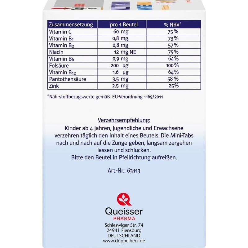 DOPPELHERZ Multivitamin Mini-Tabs family system