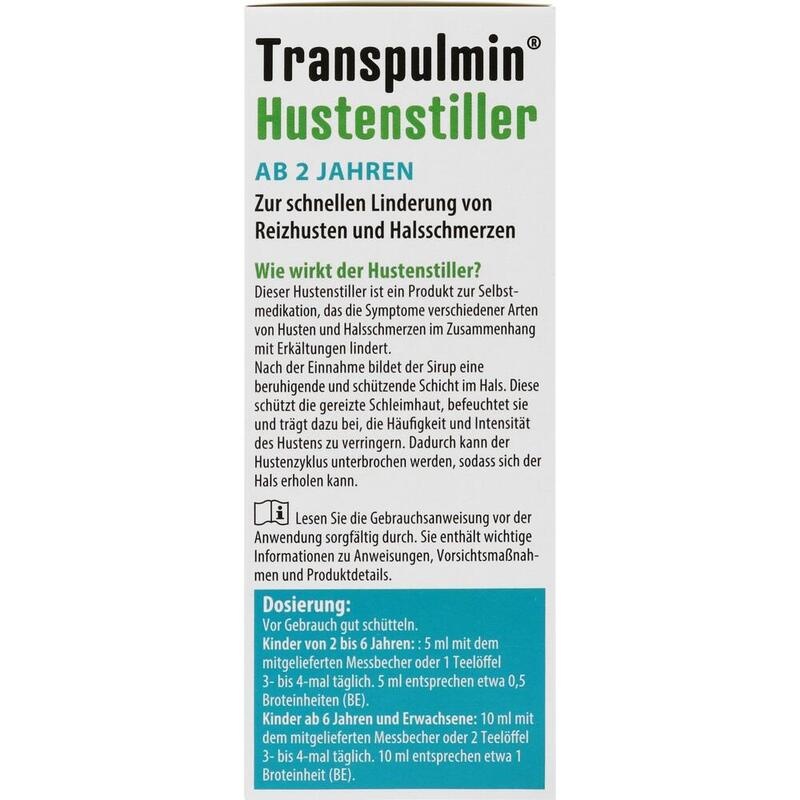 TRANSPULMIN Hustenstiller Sirup