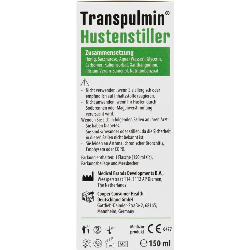 TRANSPULMIN Hustenstiller Sirup