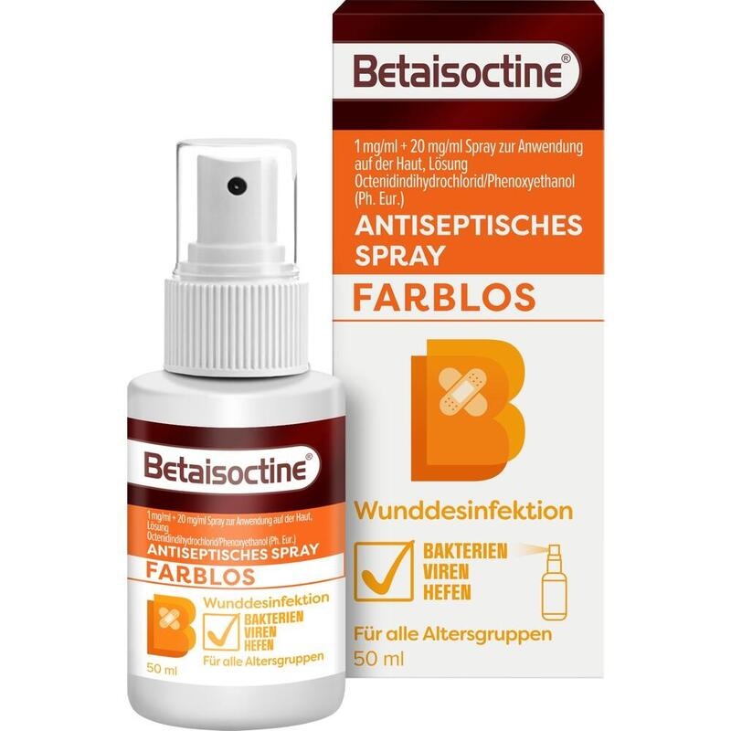BETAISOCTINE 1 mg/ml + 20 mg/ml Spray z.Anw.a.d.H.
