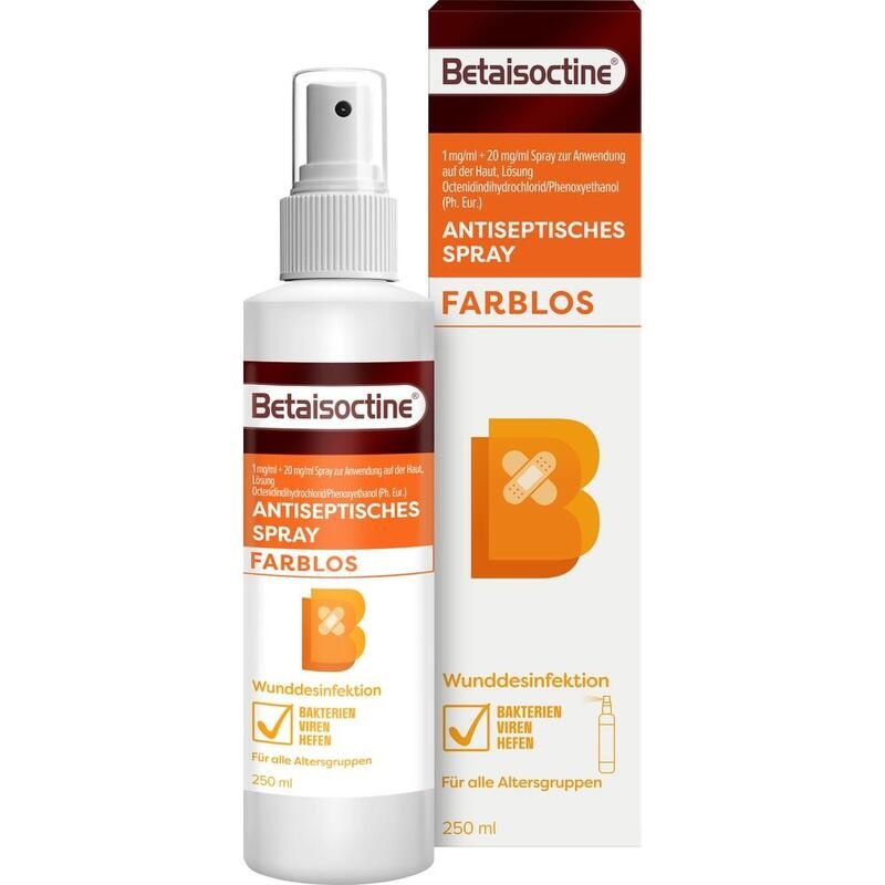 BETAISOCTINE 1 mg/ml + 20 mg/ml Spray z.Anw.a.d.H.