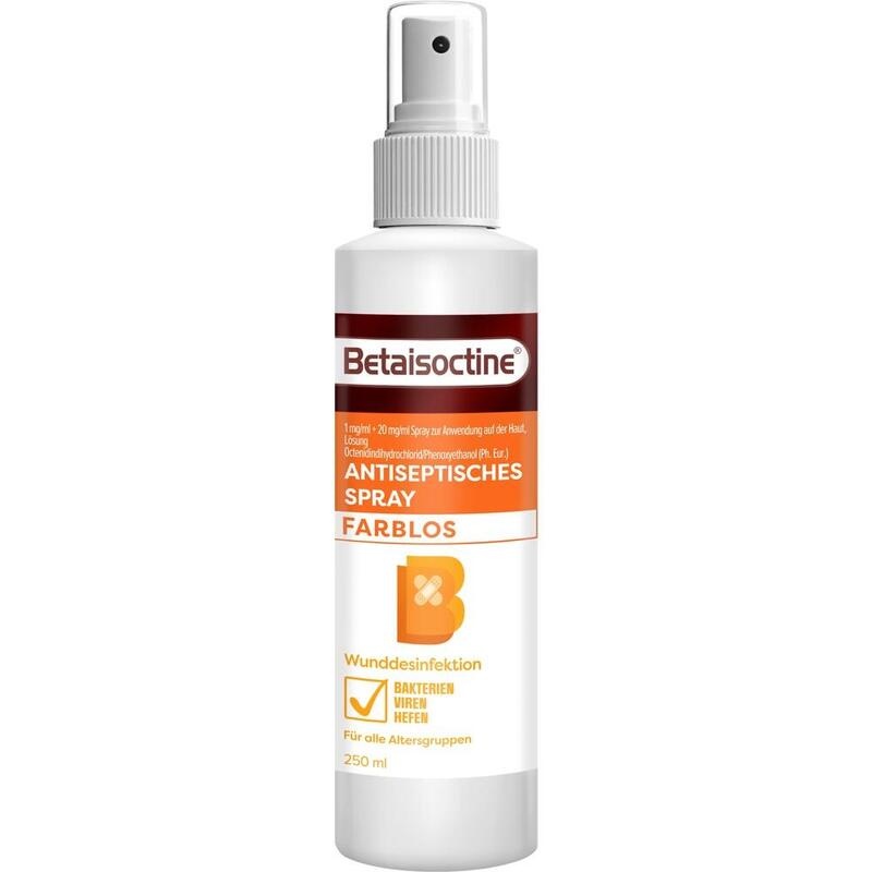 BETAISOCTINE 1 mg/ml + 20 mg/ml Spray z.Anw.a.d.H.