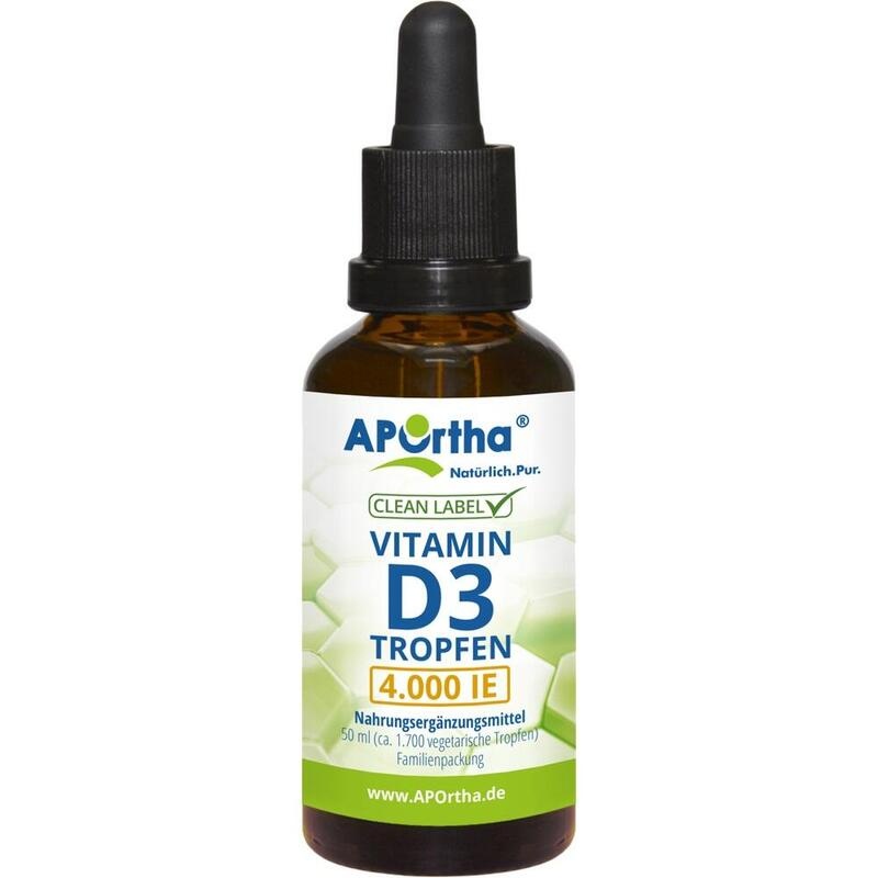 APORTHA Vitamin D3 Tropfen 4.000 I.E. 100 μg veg.