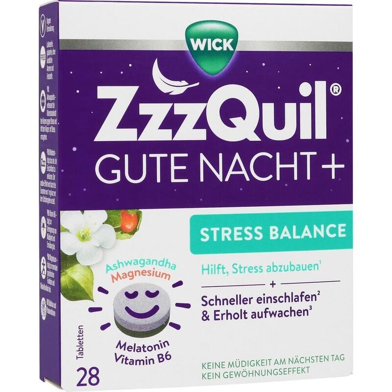 WICK ZzzQuil Gute Nacht+ Stress Balance