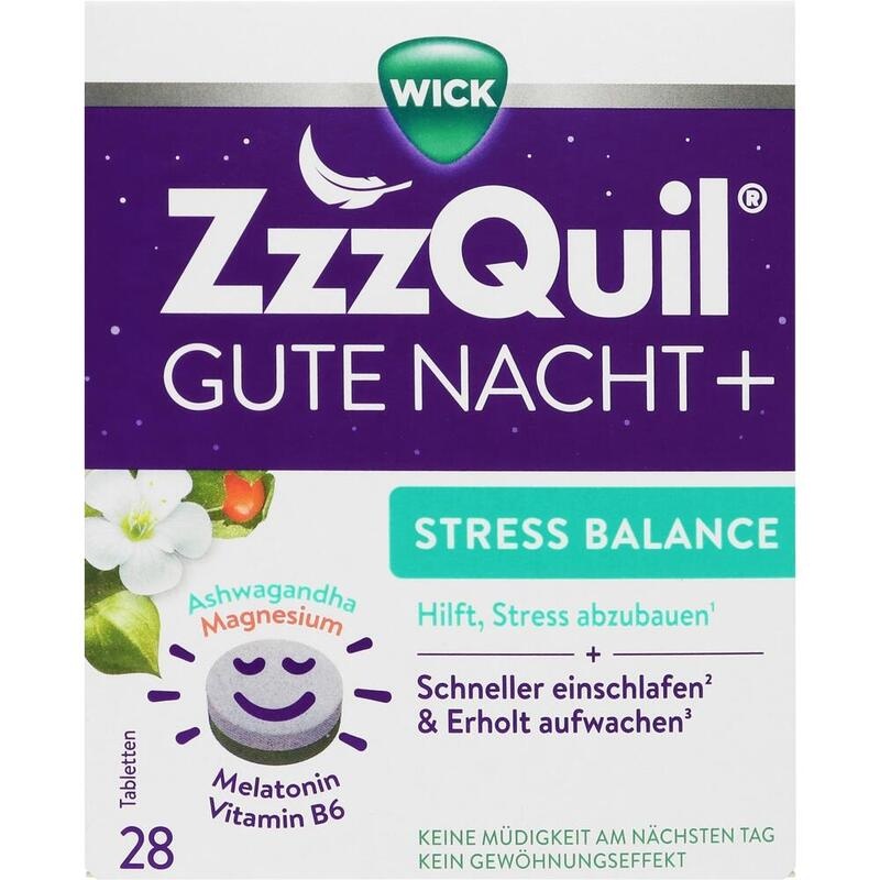 WICK ZzzQuil Gute Nacht+ Stress Balance