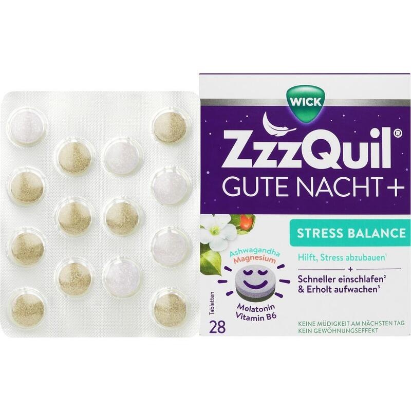 WICK ZzzQuil Gute Nacht+ Stress Balance