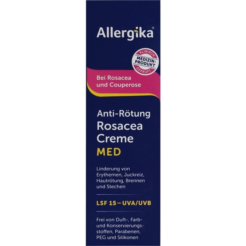 ALLERGIKA Anti-Rötung Rosacea Creme MED