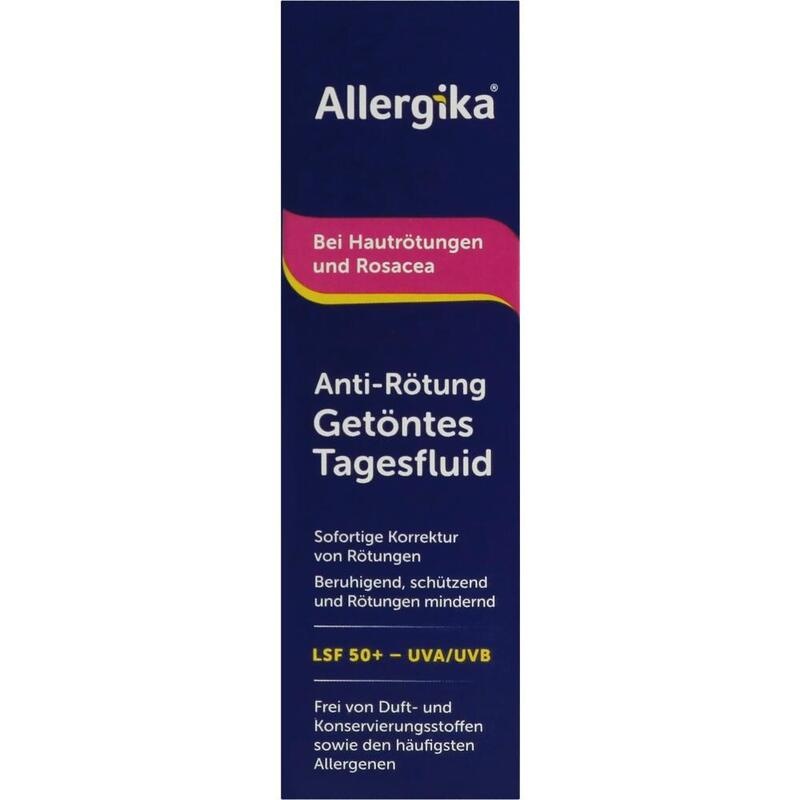 ALLERGIKA Anti-Rötung getöntes Tagesfluid LSF 50+