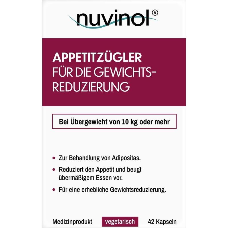 NUVINOL Appetitzügler f.die Gewichtsreduzier.Kaps.