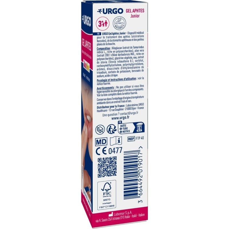 URGO APHTHEN Junior Gel