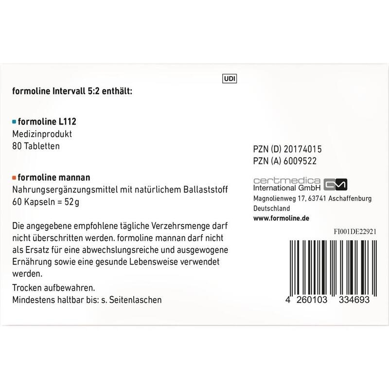 FORMOLINE Intervall 5:2 Kombipackung