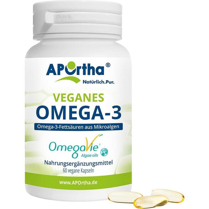APORTHA Omegavie veganes Omega-3 Algenöl Kapseln