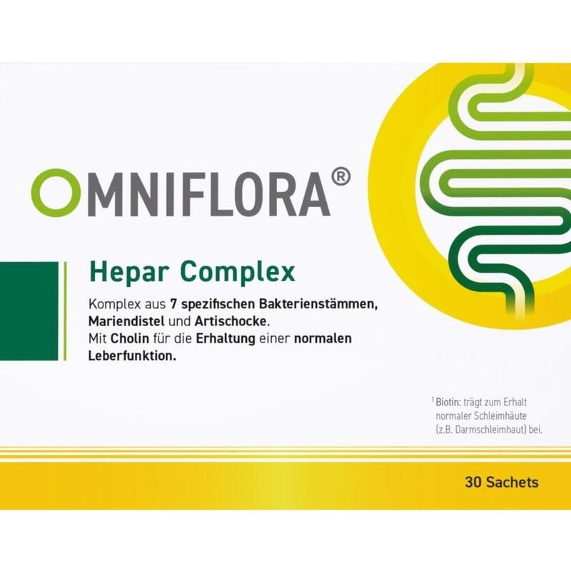 OMNIFLORA Hepar Complex m.Cholin glutenfr.Sachets